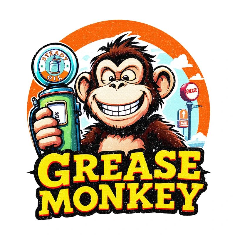 Pompe à carburant rétro GreaseMonkey