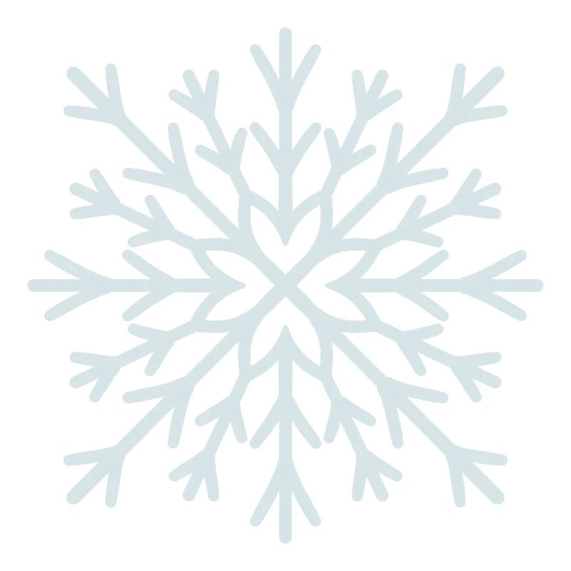 Frostiger Schneeflockenglanz