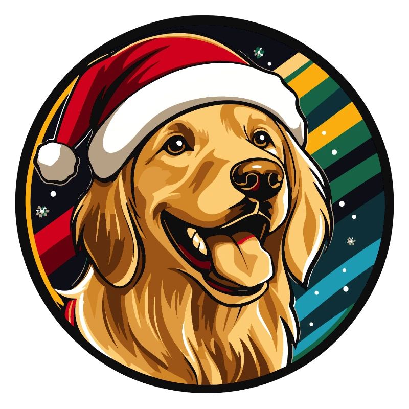 Weihnachts Retriever Kreis