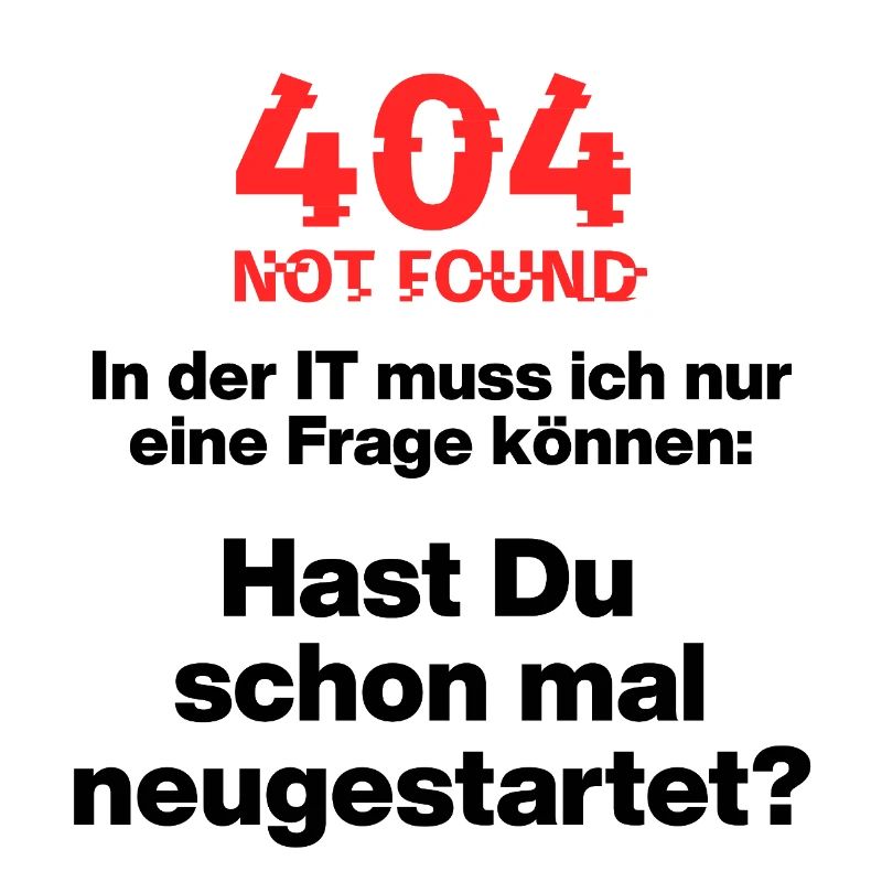 404 IT error, please restart, IT restart