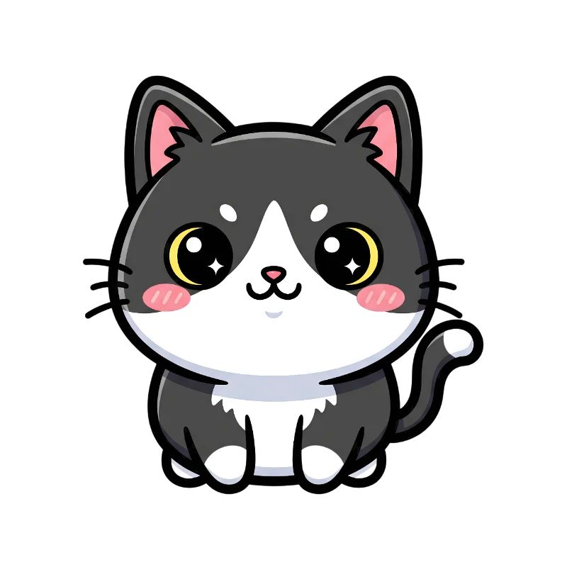 Chibi-Katzen-Anhänger