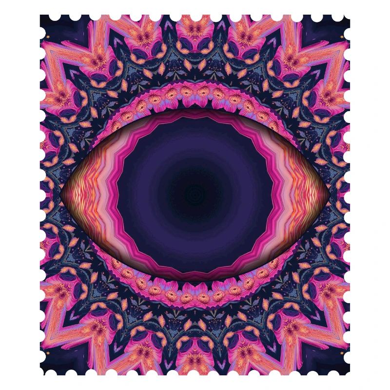 Psychedelic Eye Mandala
