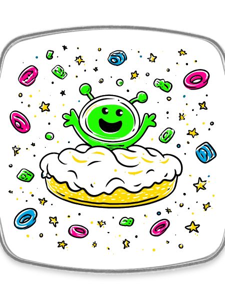 Space aliens on donut