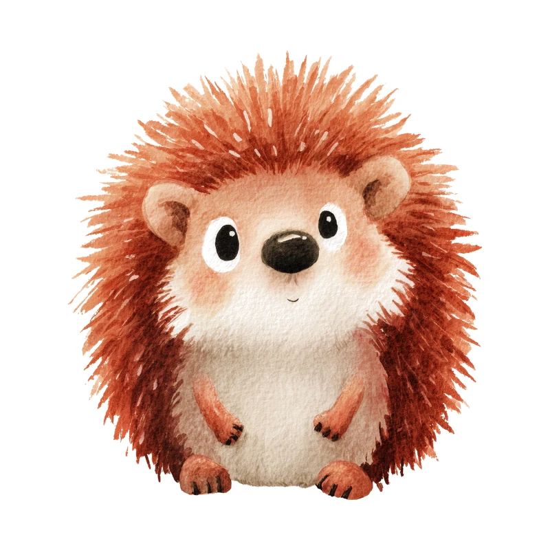 Hérisson de la Forêt – Illustration enfants