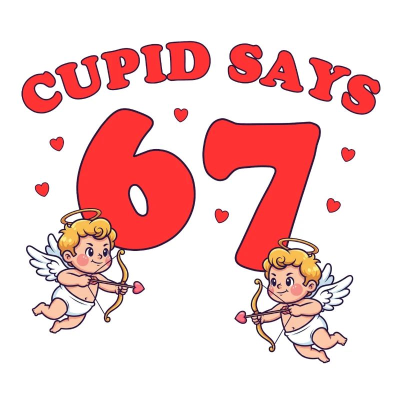 Cupid Says 67 – loving Cupid design