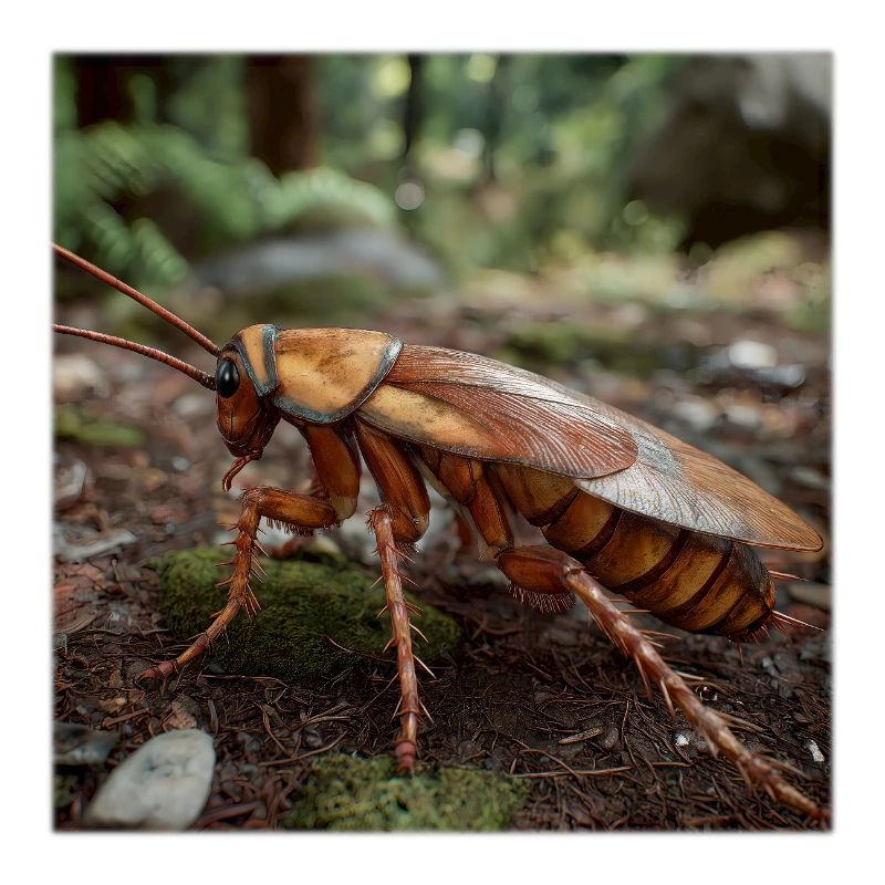 Realistic Cockroach – Macro Insect Design