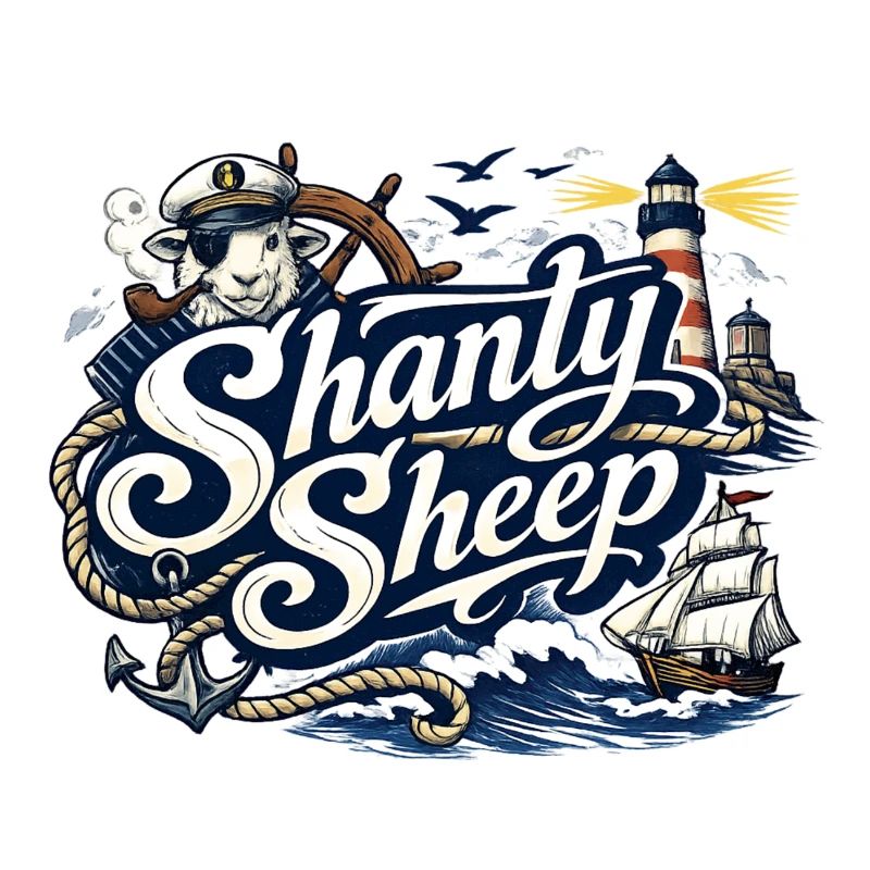 Shanty Sheep Nautical Graphic