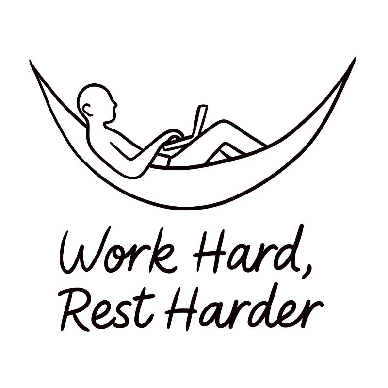 Work Hard Rest Harder Hammock