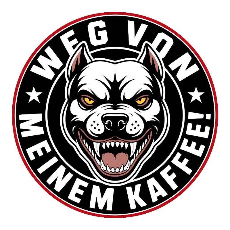 Weg Von Meinem Kaffee Logo