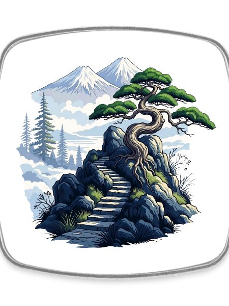 Mountain Staircase to Pines