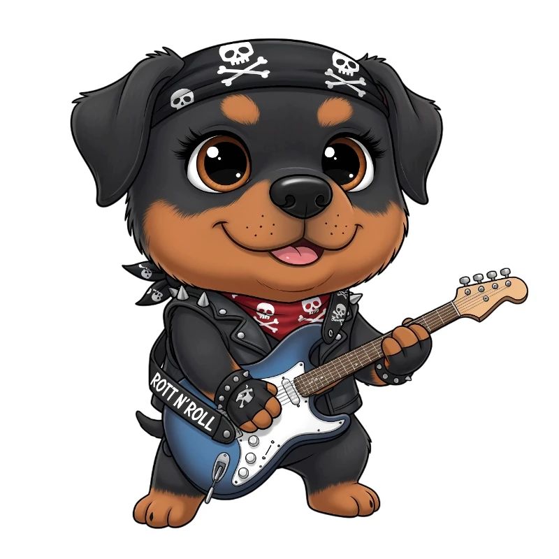 Guitariste Punk Dog