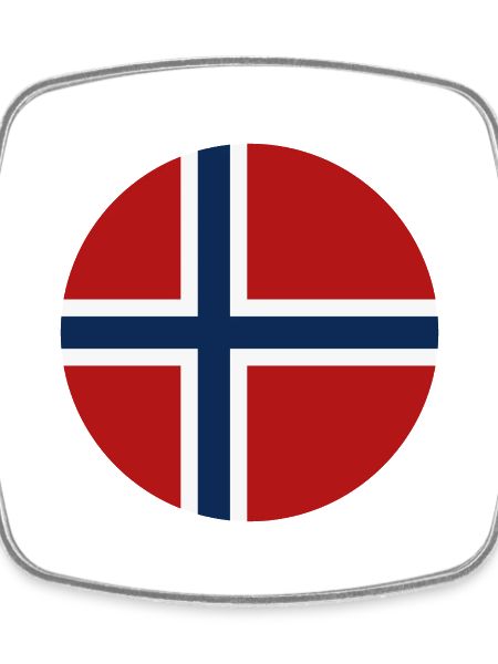 Norway round flag