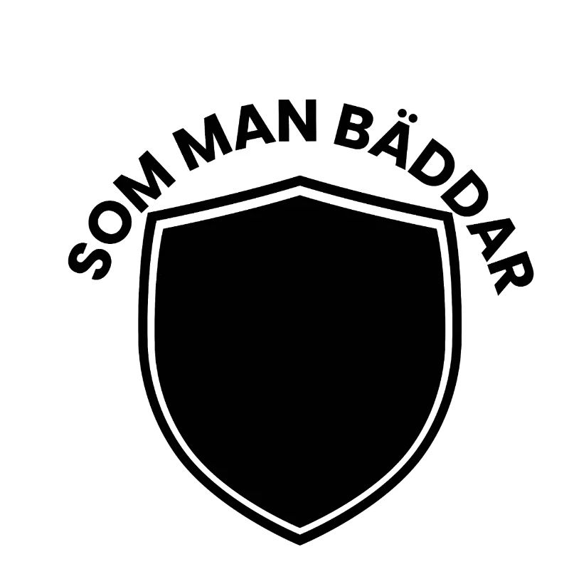 Ring Text Shield Design