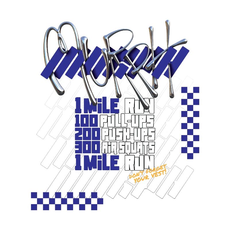 Version graphique légère Murph Hero WOD CrossTraining