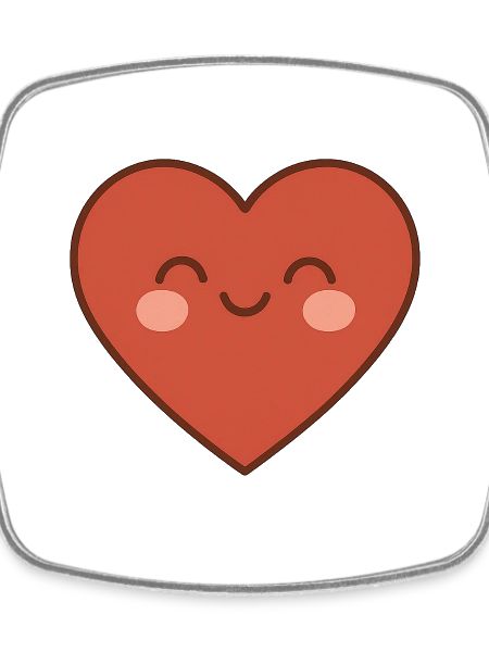 Warm smiling heart