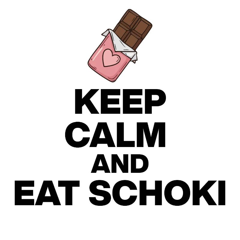 KEEP CALM AND EAT CHOCOLATE, CHOCOLATE JUNKIE GIFT