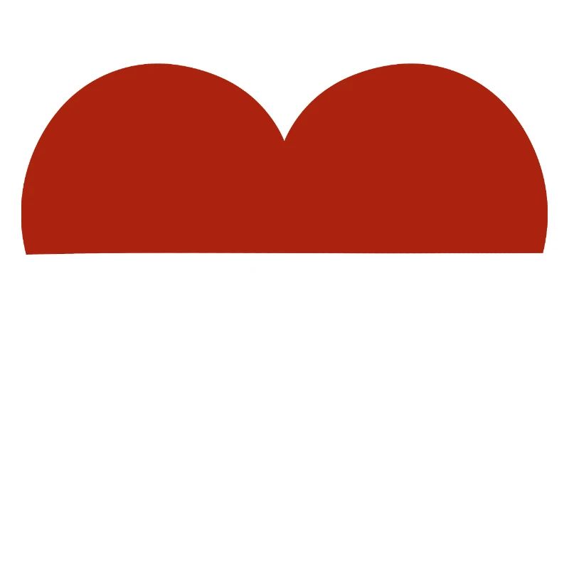 Cœur du drapeau de Monaco
