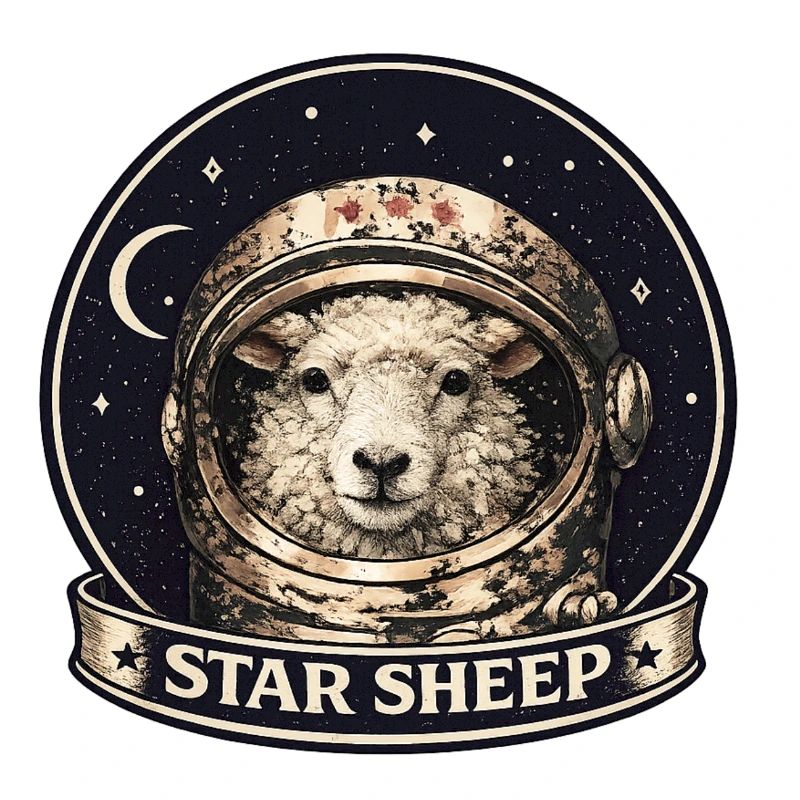 Casque d’astronaute Star Sheep