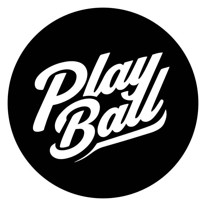 Play Ball Vintage Script