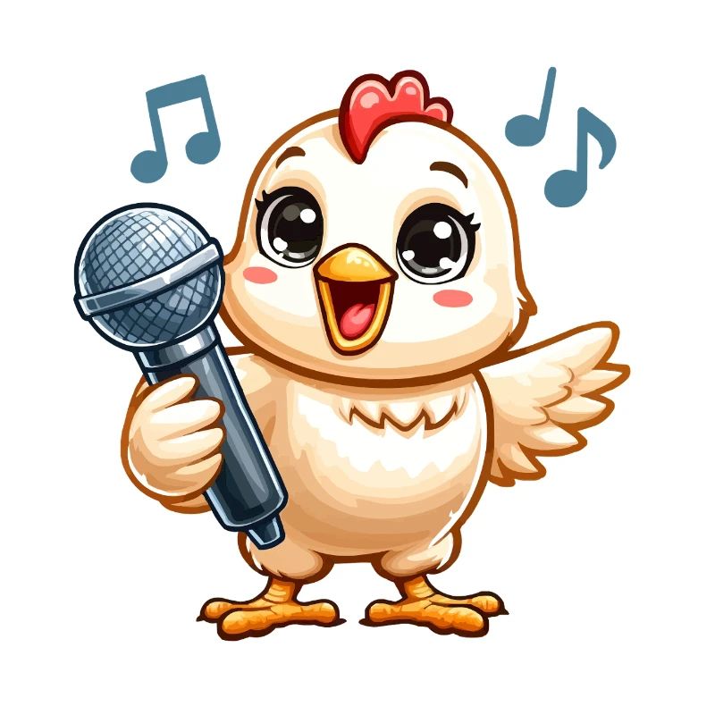 Chick Karaoke with Microphone