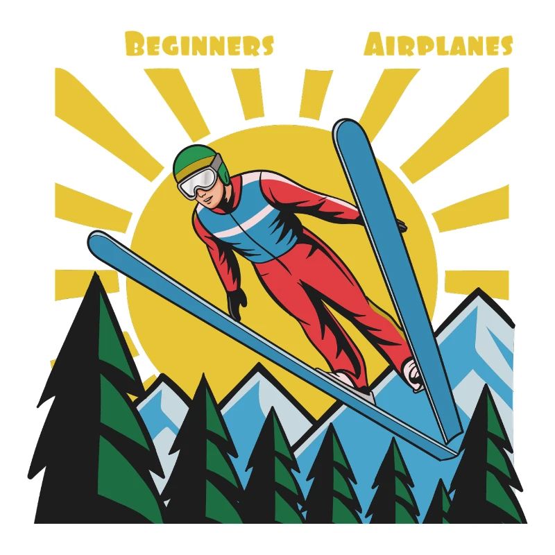 Le saut à ski, le vol comme des pros