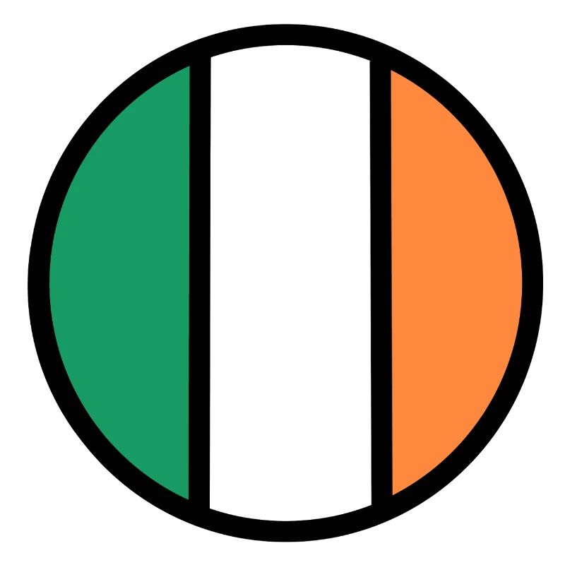 Ireland Flag Circle