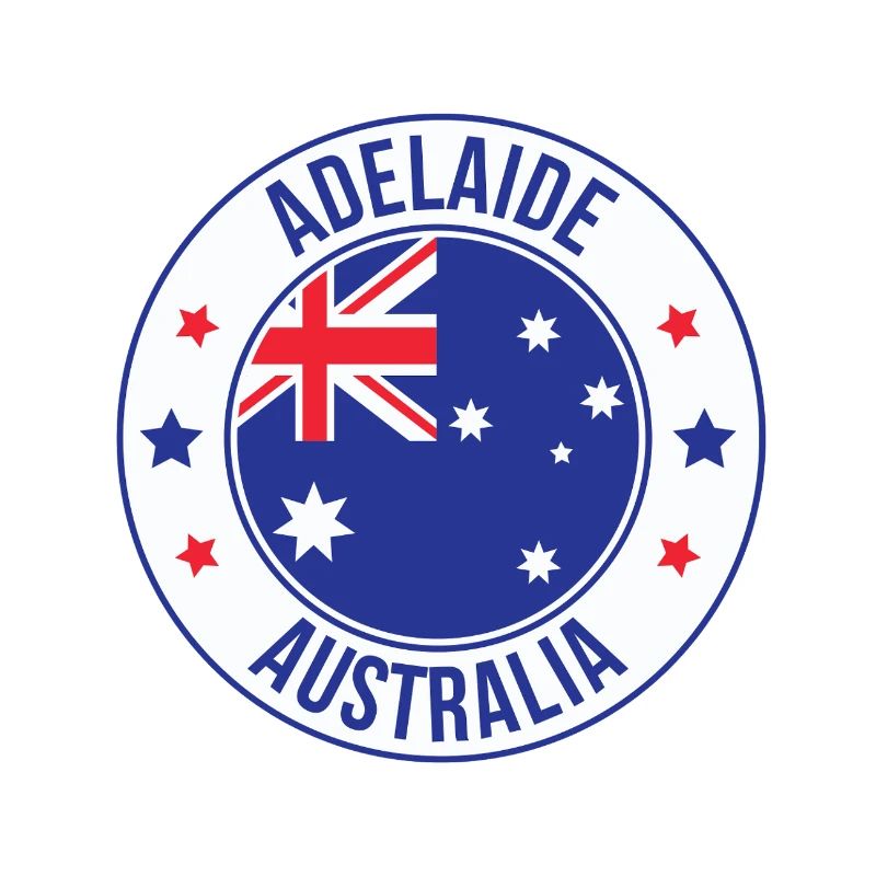 Adelaide Australia Round Emblem