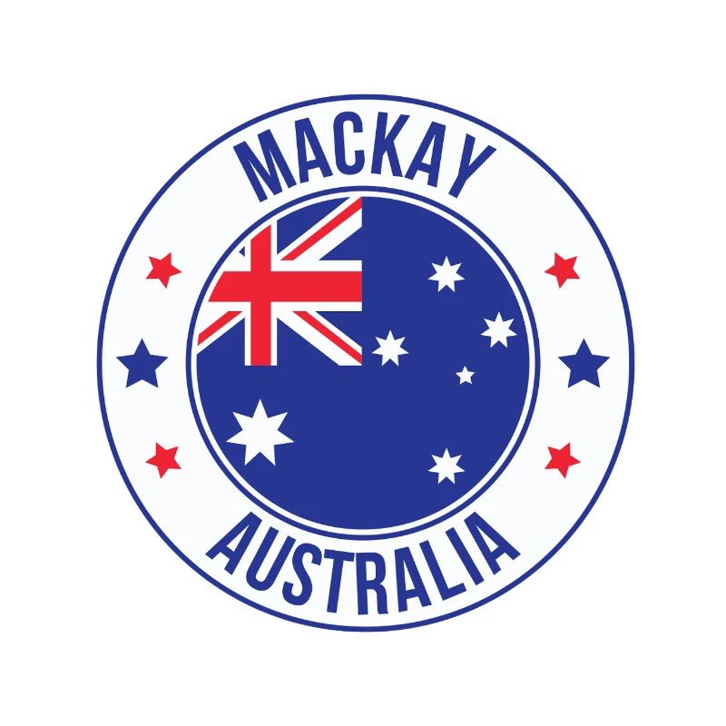 Emblème circulaire Mackay Australia