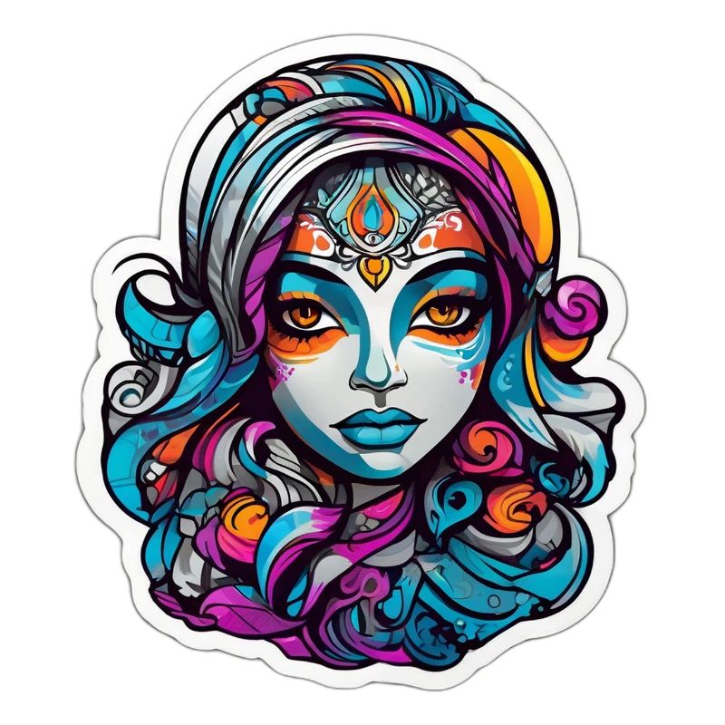 Masked Chromatic Goddess