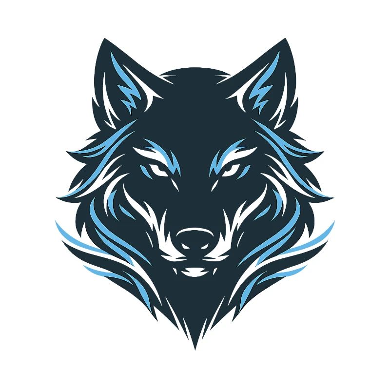 Blue Night Wolf Emblem