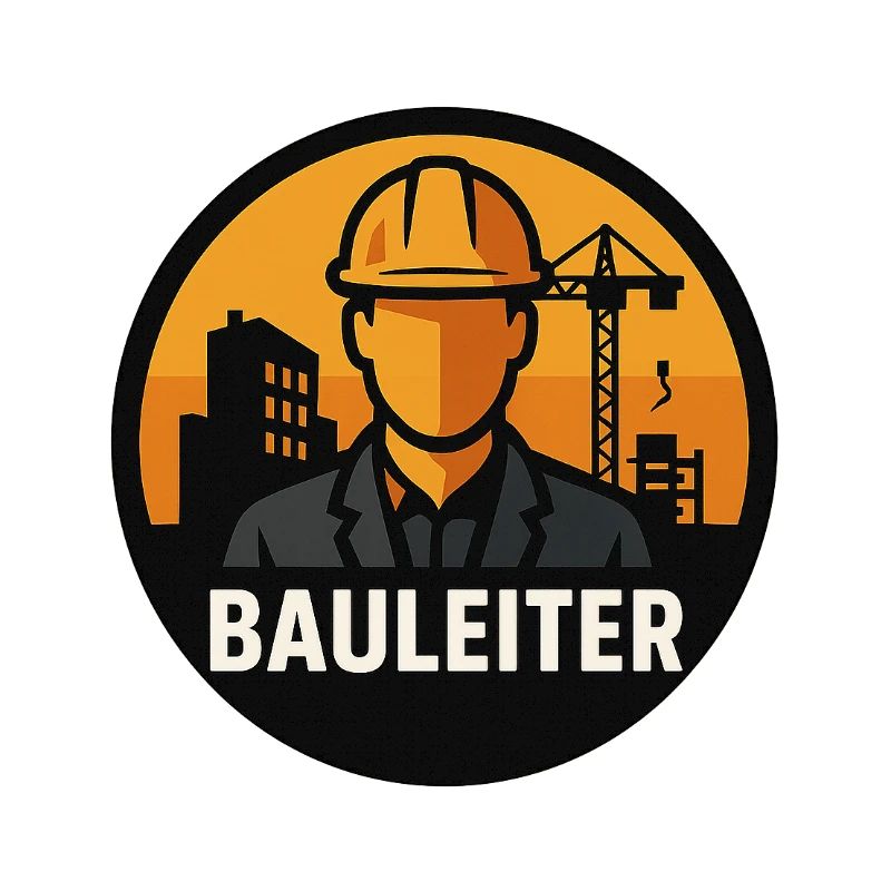 Icône du constructeur : ouvrier du bâtiment chez une grue de construction