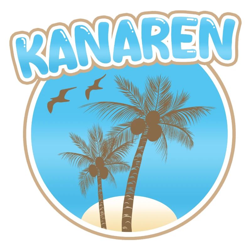 Canary Islands Palm Beach Logo