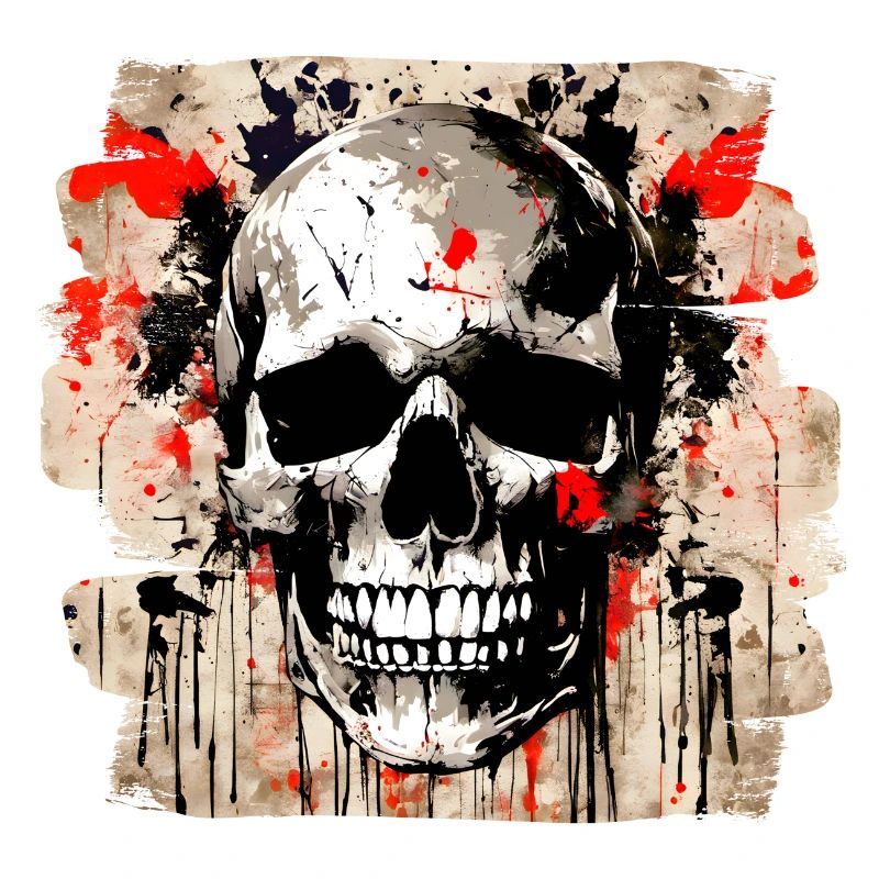 Skull Graffiti Explosion
