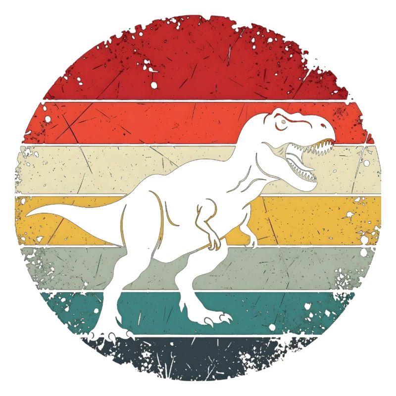 Dinosaurier-Geschenk – Retro-Dinosaurier-Dino-Dinosaurier