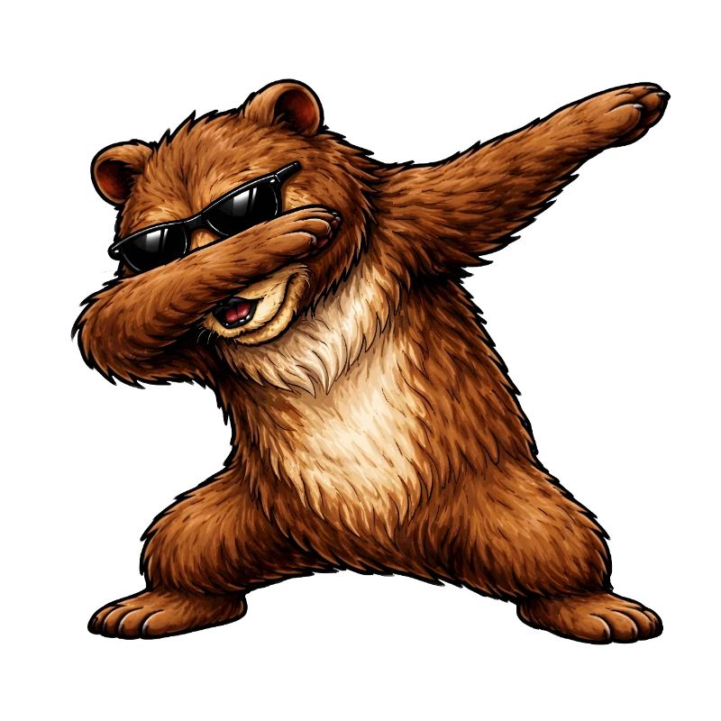 Dabbing Grizzly