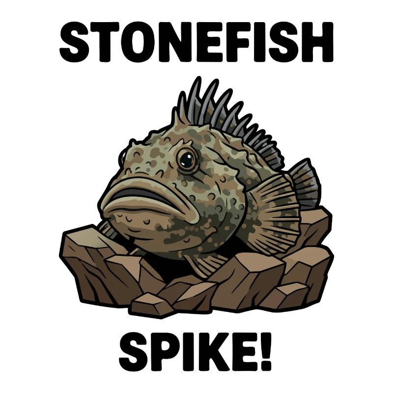 Steinfisch Gefahr Spike Steinfisch Schwarz