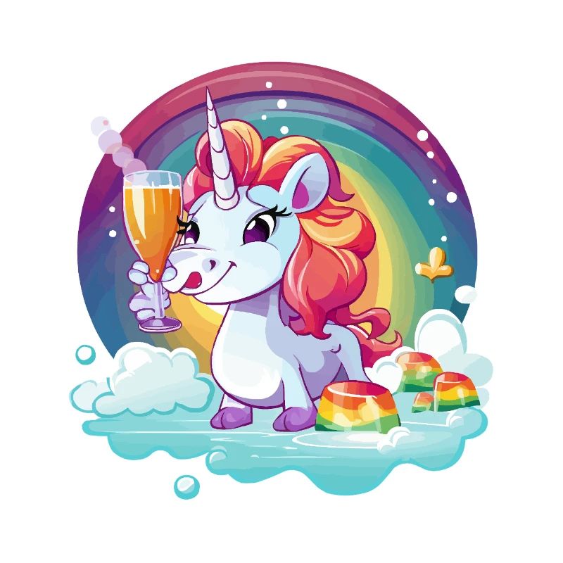 Rainbow Unicorn Celebration Glow