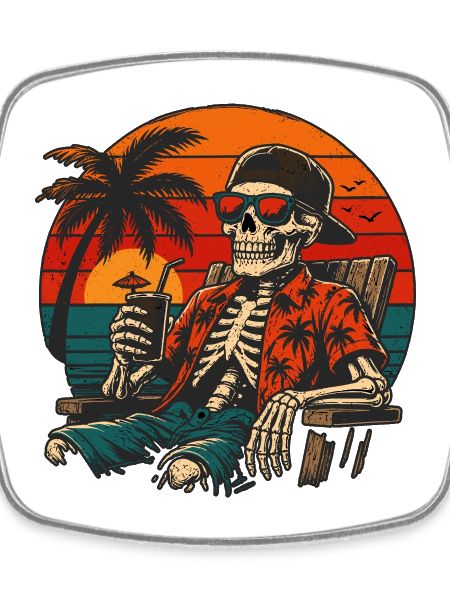 Skeleton Sunset Beach Vacation