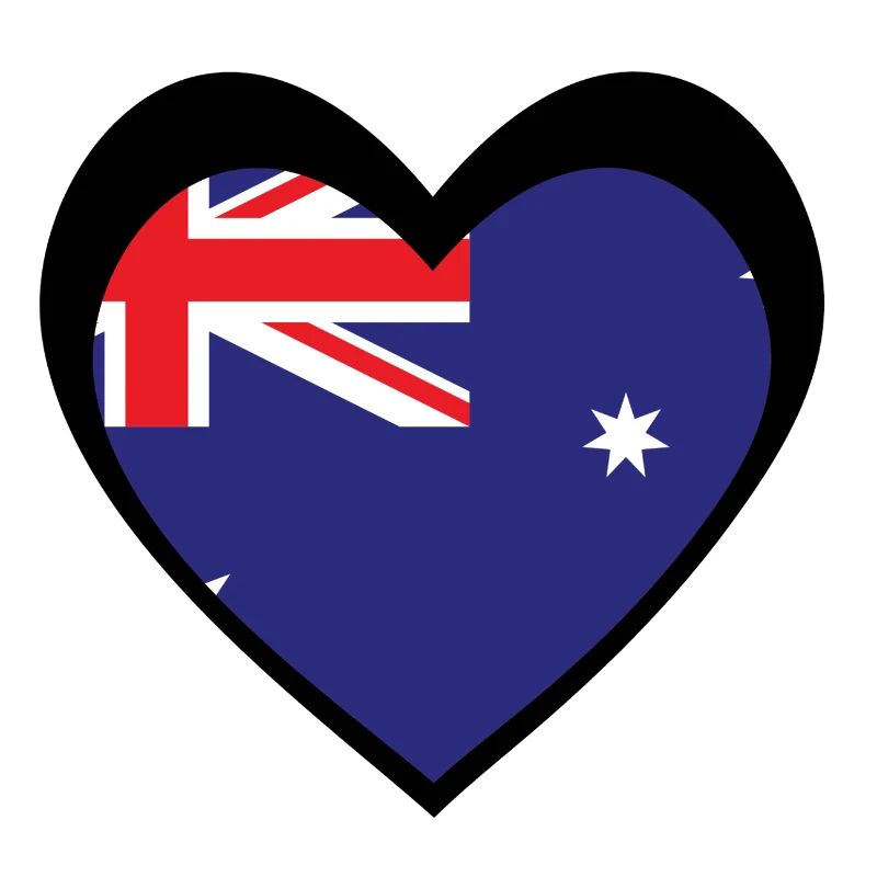 Black Aussie Heart – Bold Modern Australia