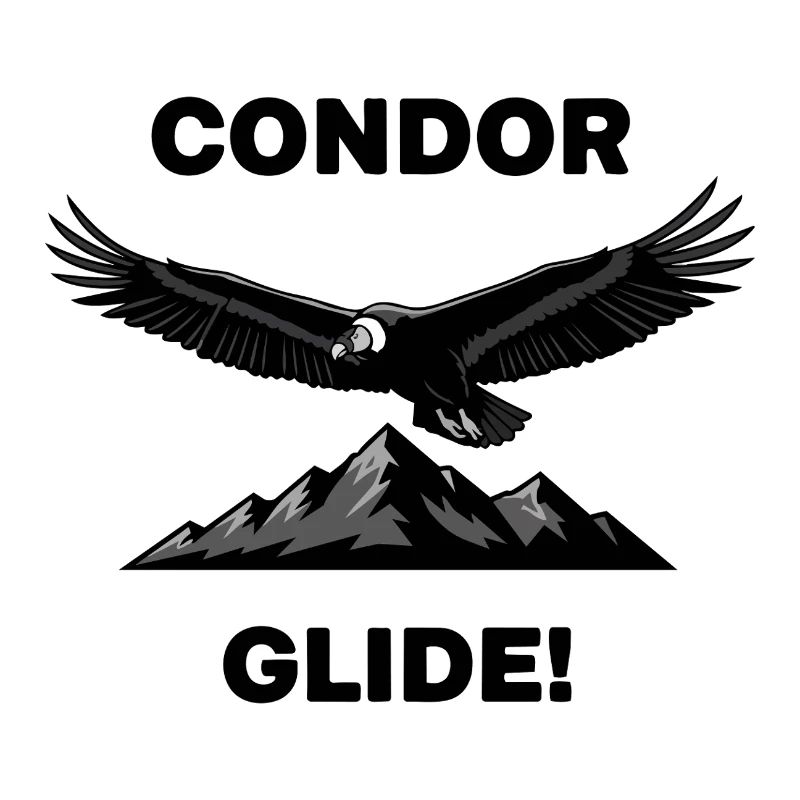 Andean Condor Glide Flight Black Condor
