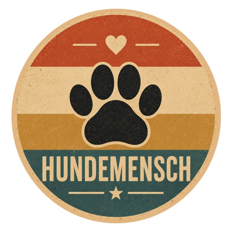 Hundemensch Retro