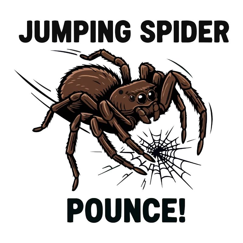 Araignée Sauteuse Springende Spinne