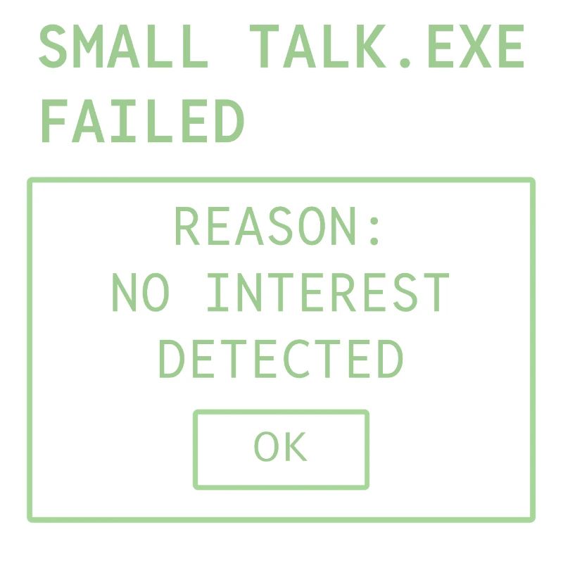 PETIT TALK.EXE ÉCHOUÉ