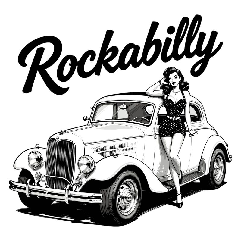 Rockabilly Pin-Up & Hot Rod Oldtimer Design