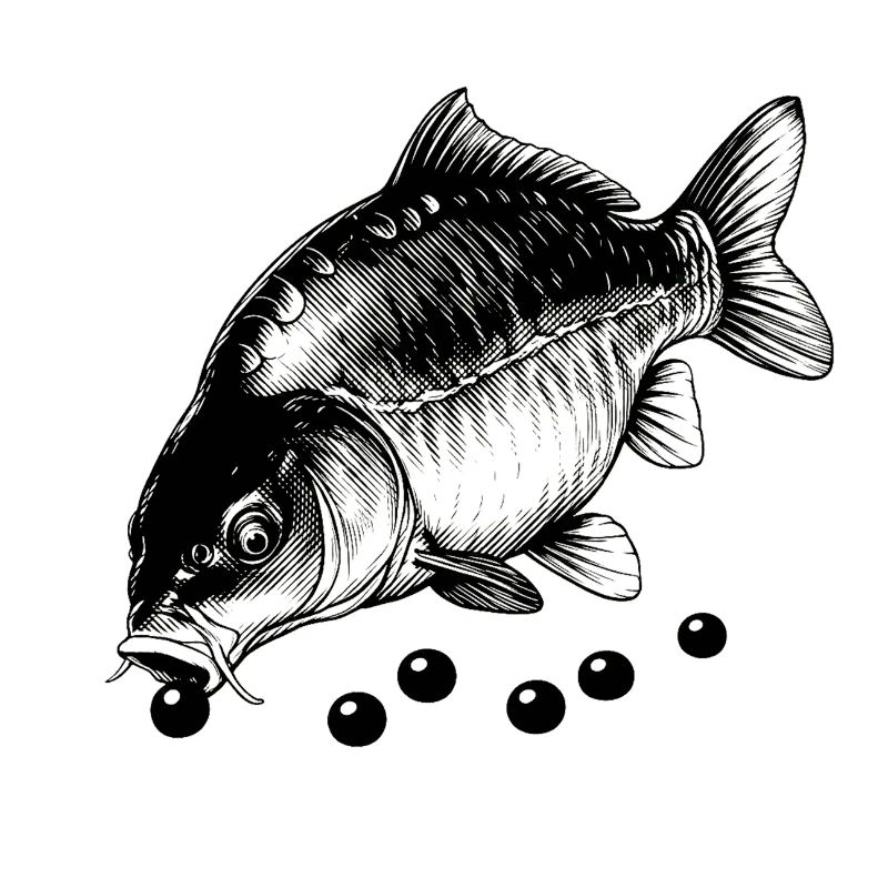 Carp at lunch