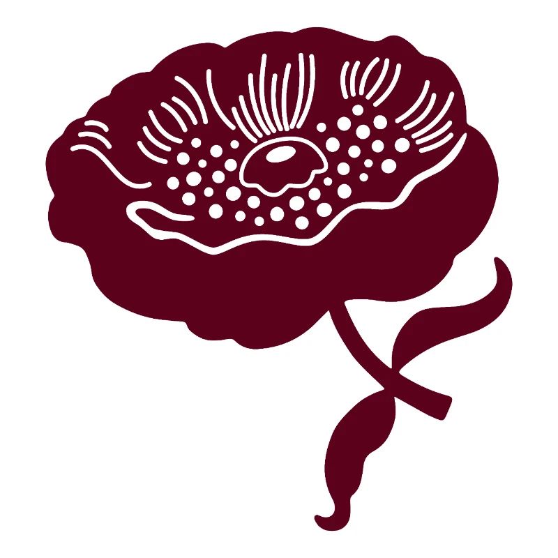 Peony L botanical peony l wine red