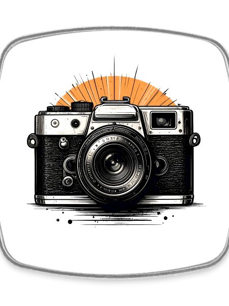 Retro Camera Sunburst