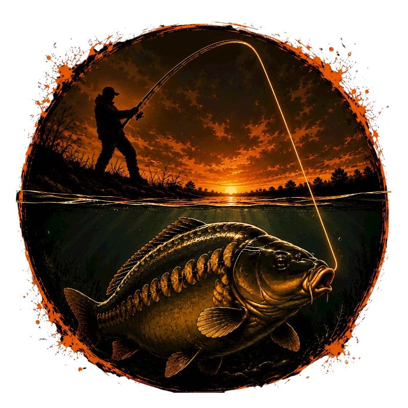 Conception de la pêche à la carpe par connexion de surface