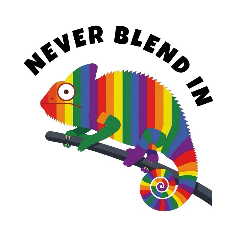 Regenbogen-Chamäleon-Pride-Monat