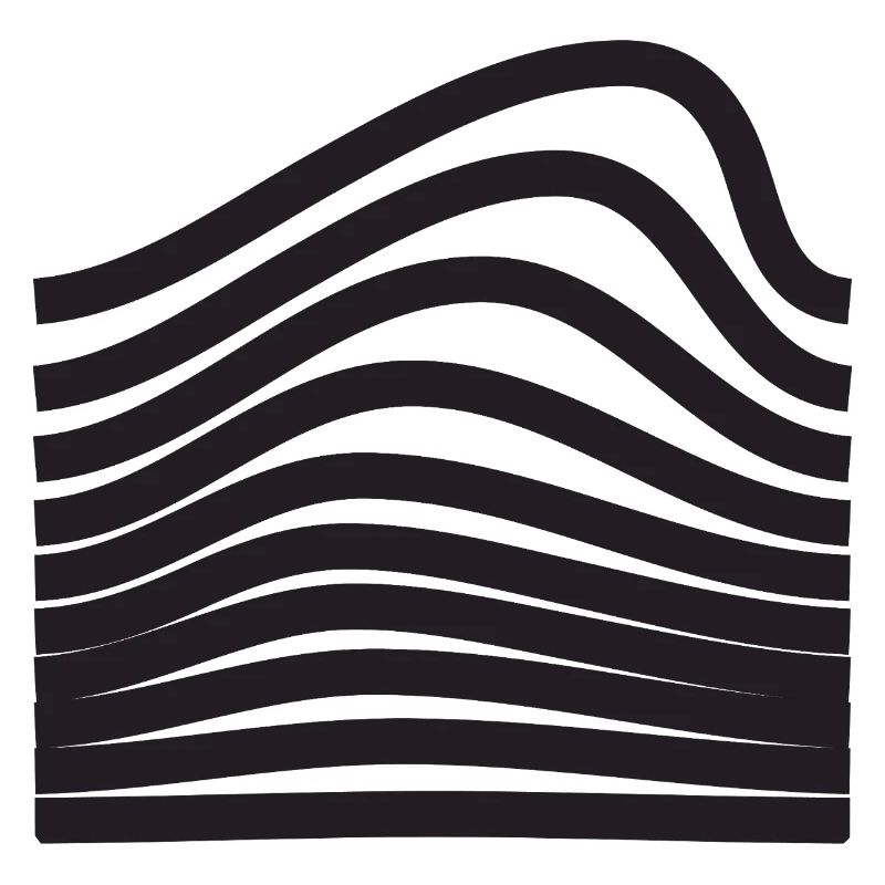 Conception audacieuse des lignes ondulées